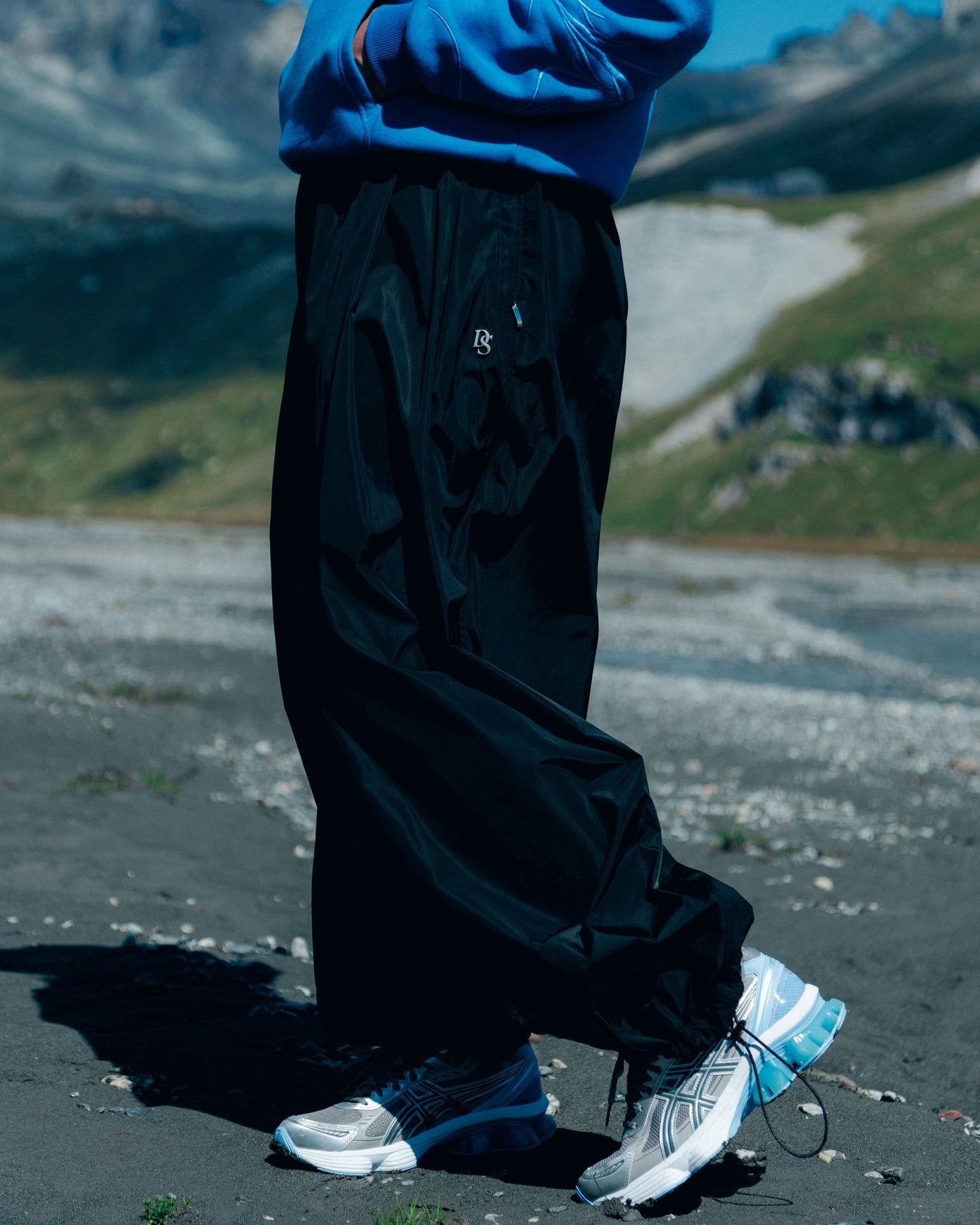 Black Technical Gore-Flex Pleated Pant