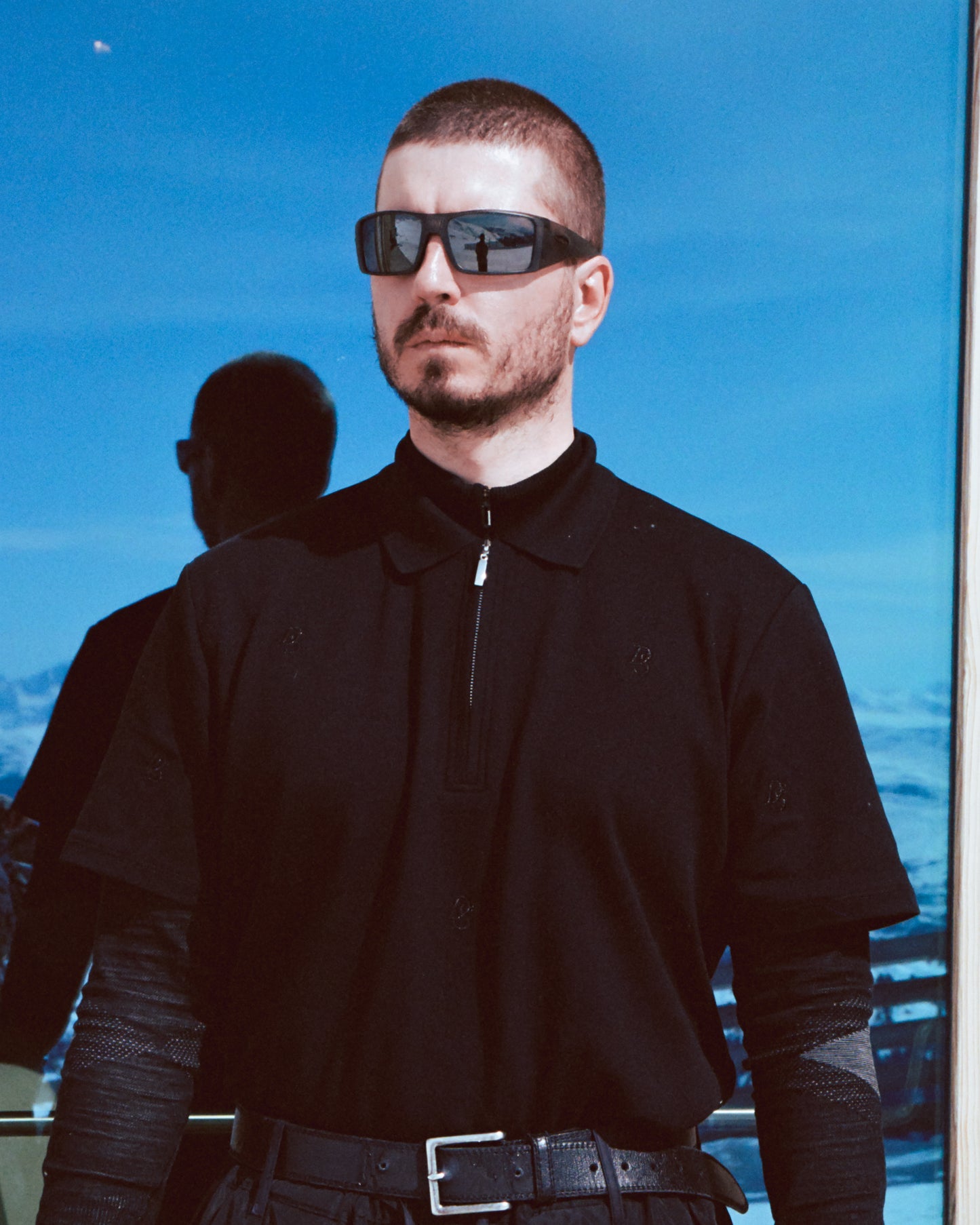Black Polo ''Overall DS Embroideries''