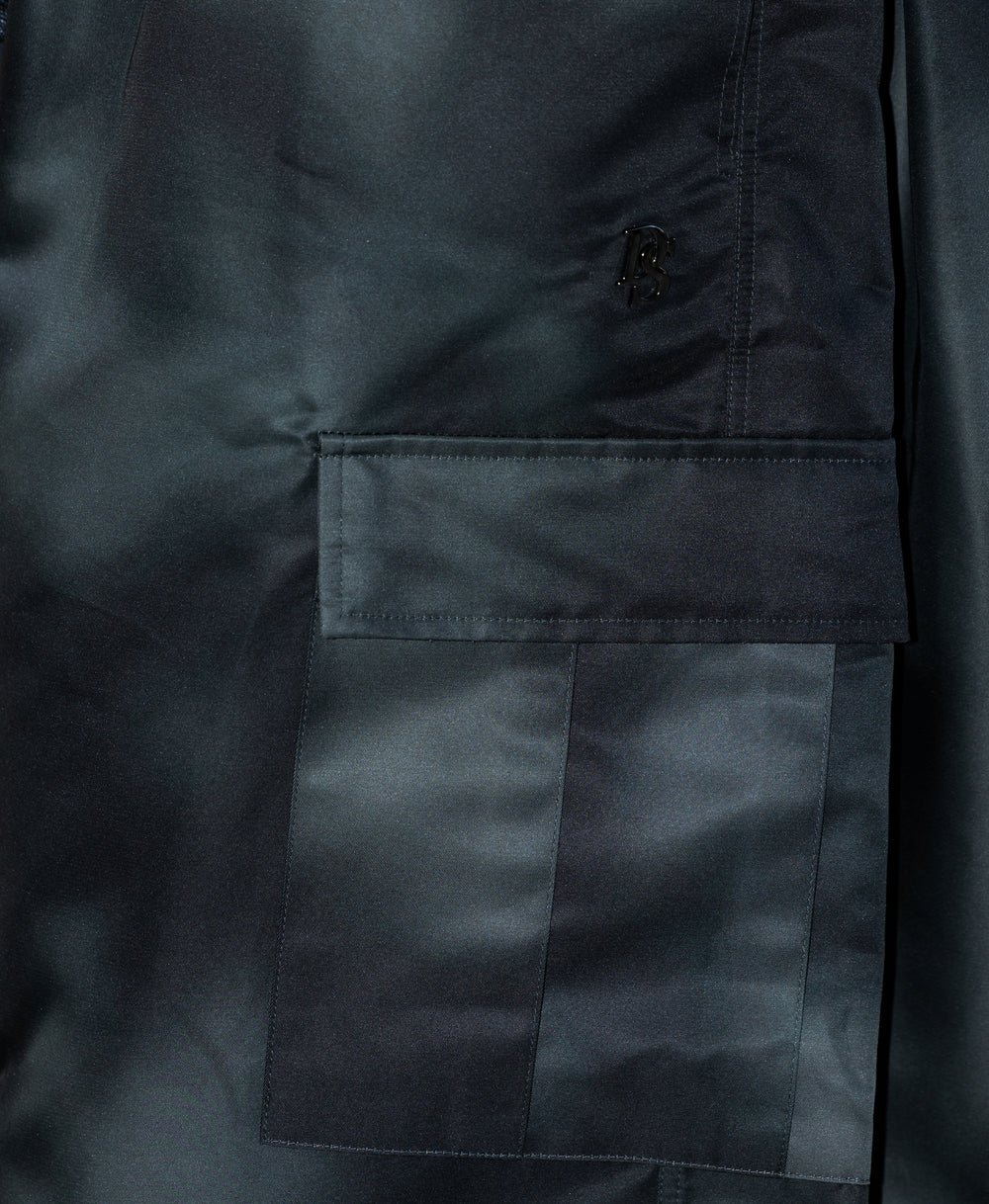 Black Washed Out Cargo Gore-flex Pants