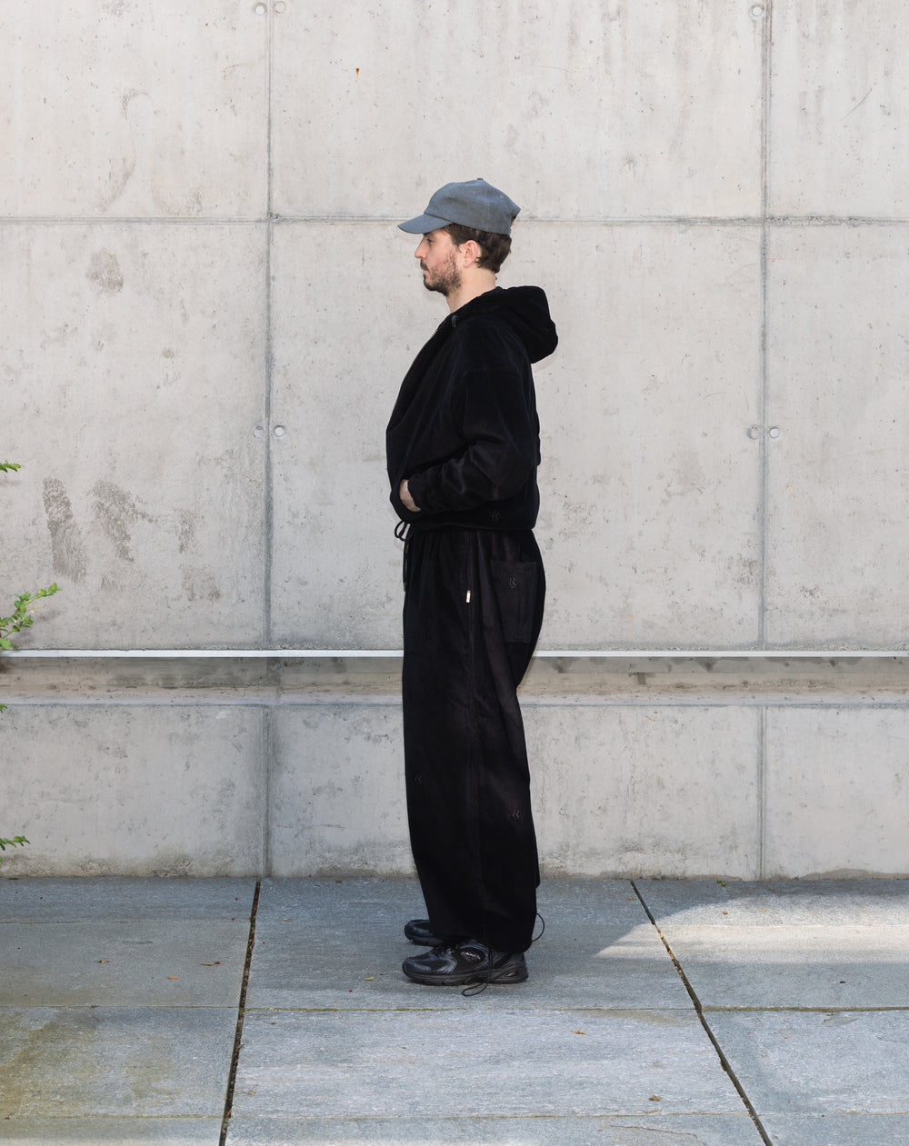 Black Corduroy  Pant