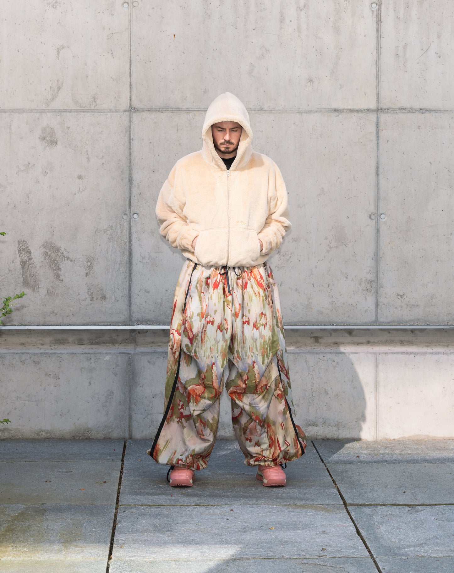 Faux Fur Fleece Hoodie