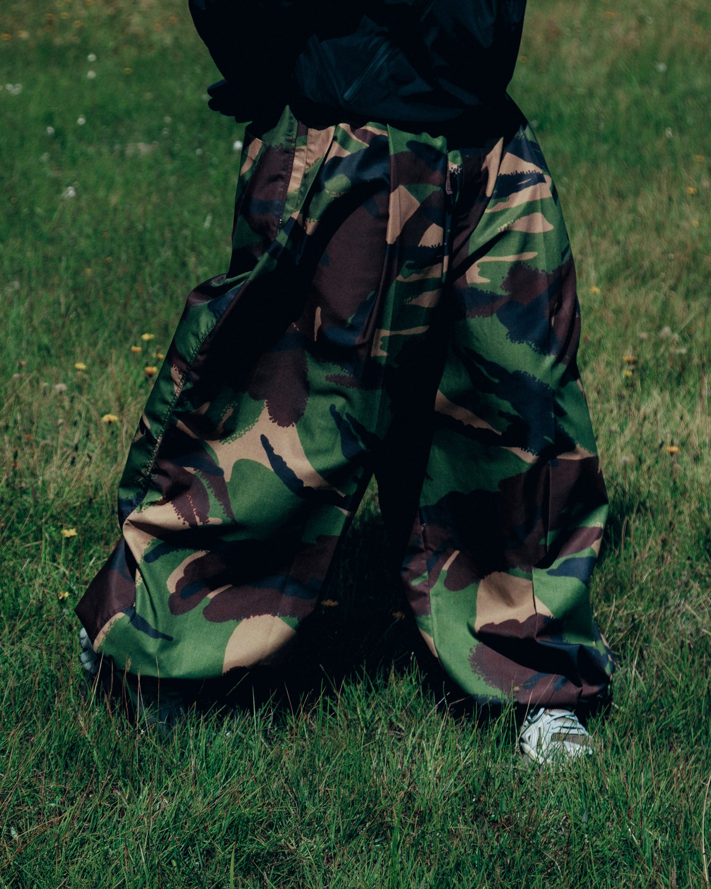 Tiger Green Camo Technical Gore-Flex Pleated Pant