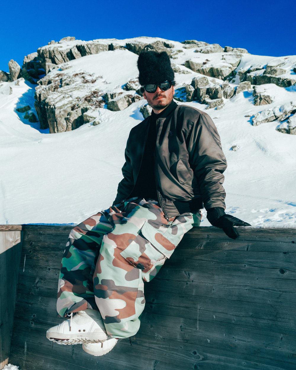 Technical Cargo Camo Ripstop Pant