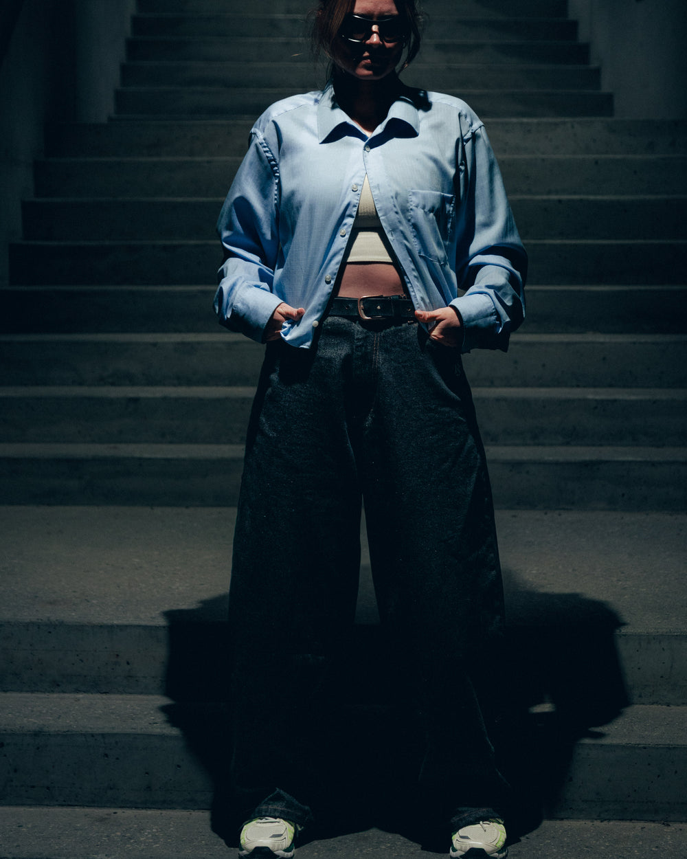 Denim Barrel Jeans