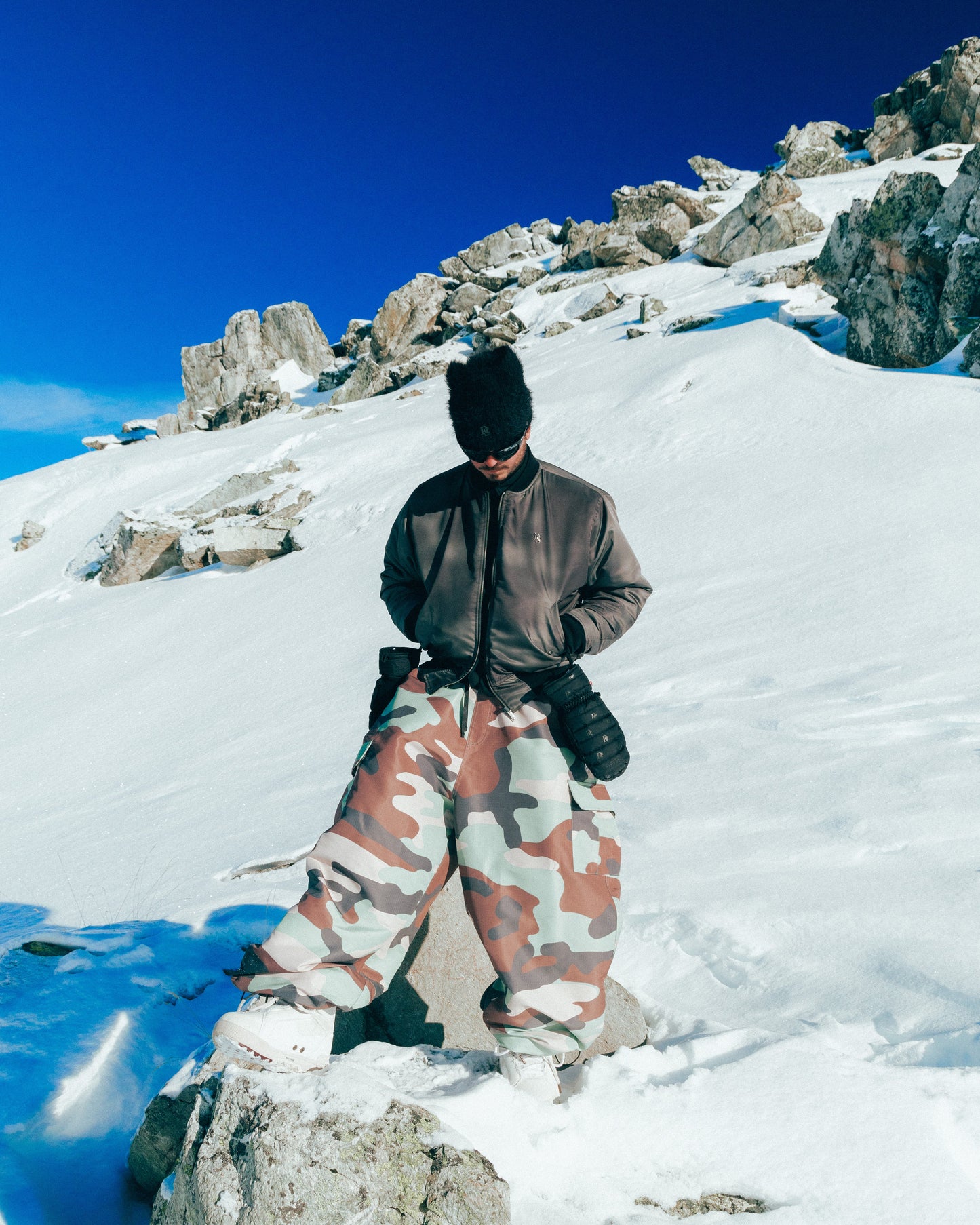 Technical Cargo Camo Ripstop Pant