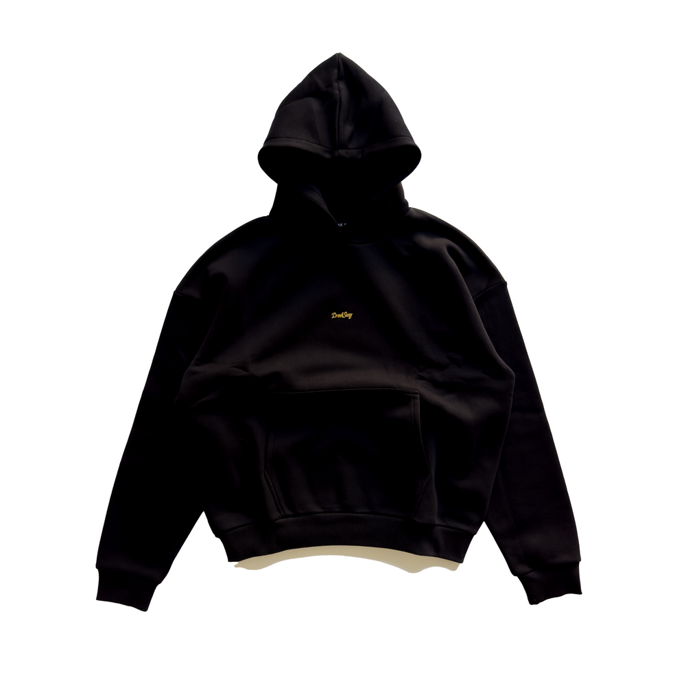 Black Hoodie ''Gold Logo''