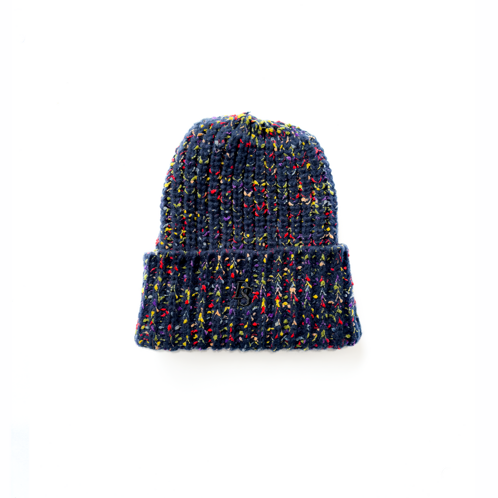 Blue Color Mixed Beanie