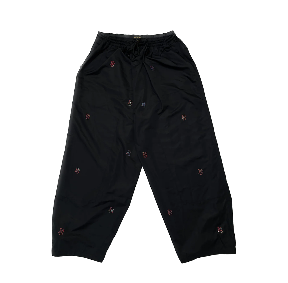 Black Lightweight Double Knees ''Pink Diamonds''