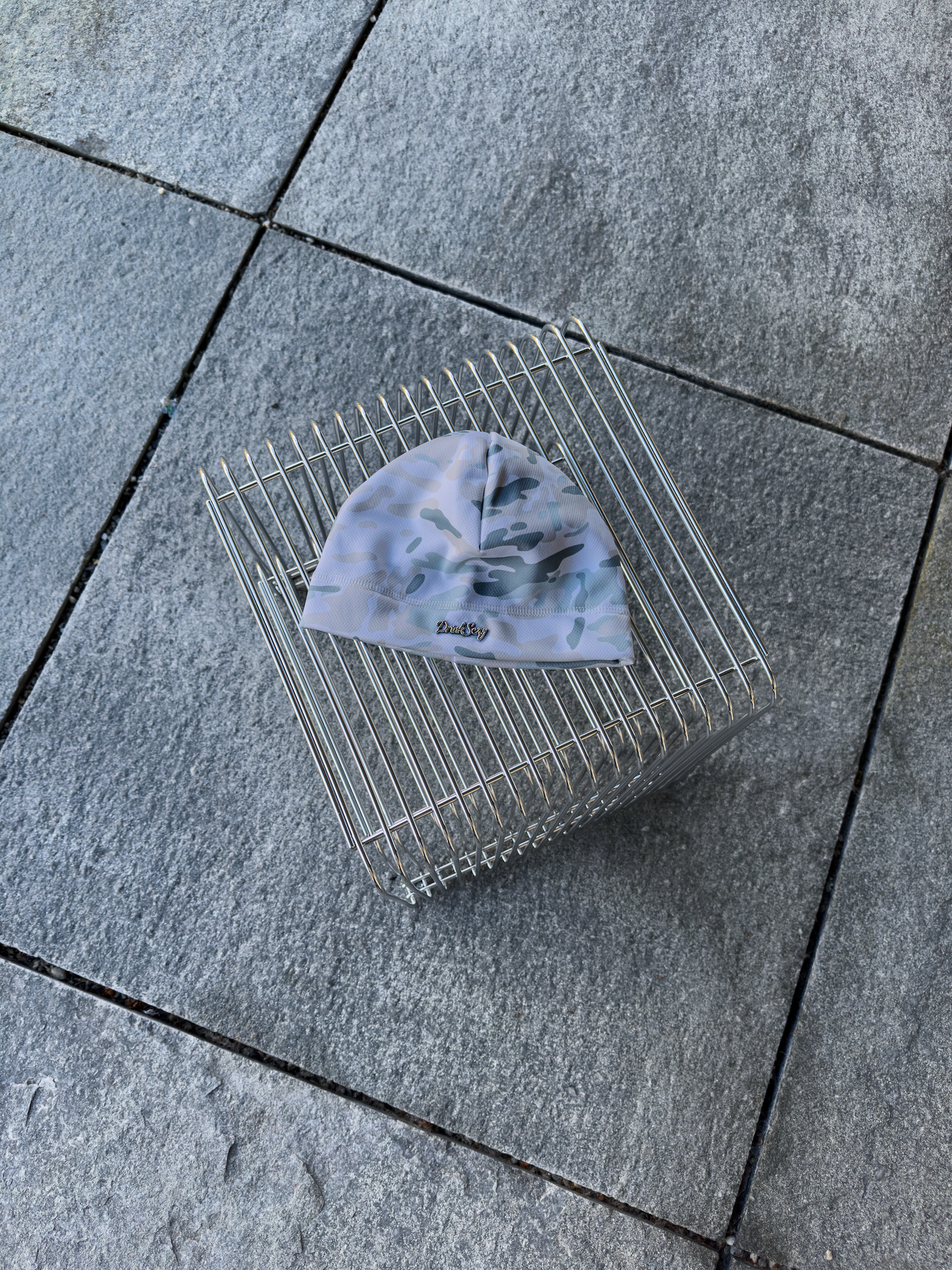 White Camo Active Beanie