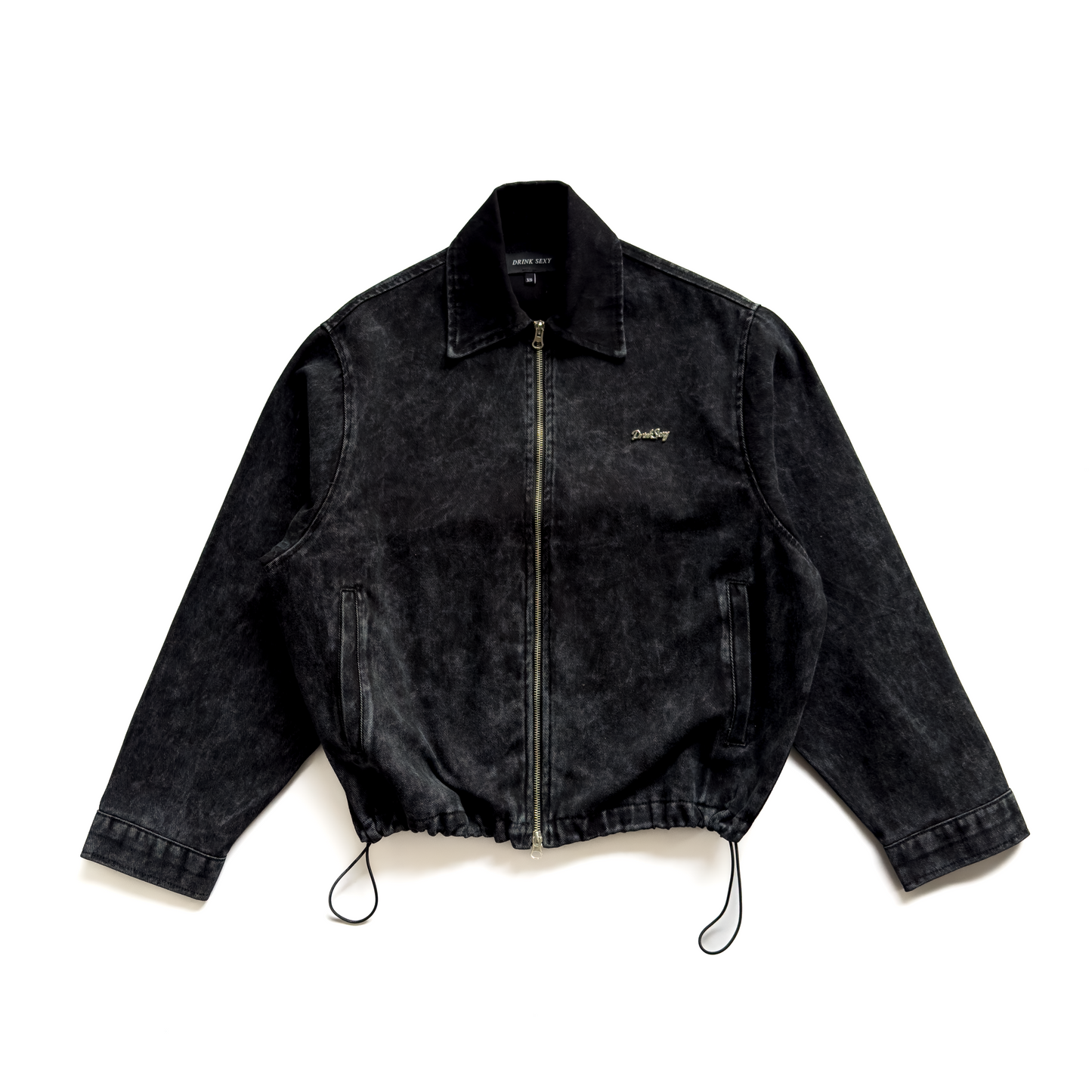 Black Washed Jeans Jacket