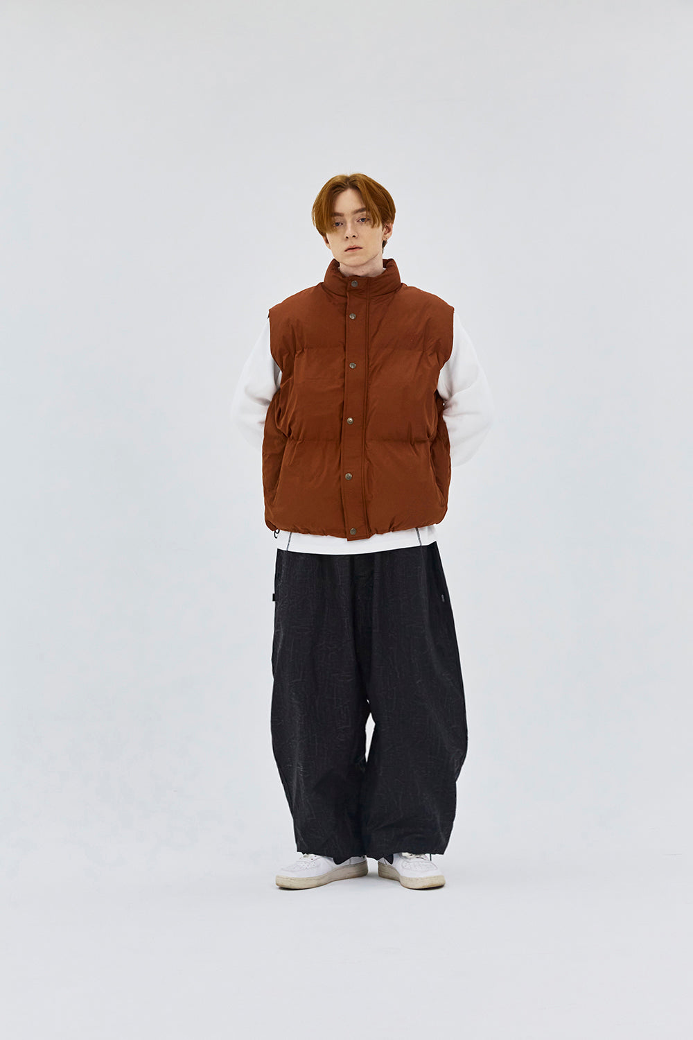 DS x BSRBT Leather Snow Pant Black