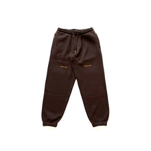 Load image into Gallery viewer, Brown Sweatpants &#39;&#39;Shiny Gold Diamond&#39;&#39;