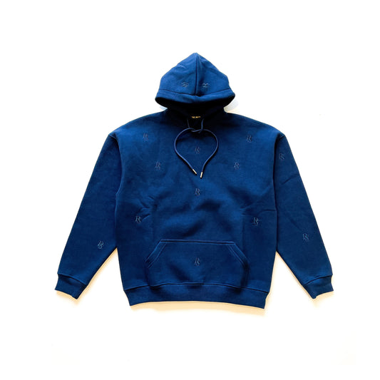Blue Navy Overall DS Embroideries Hoodie