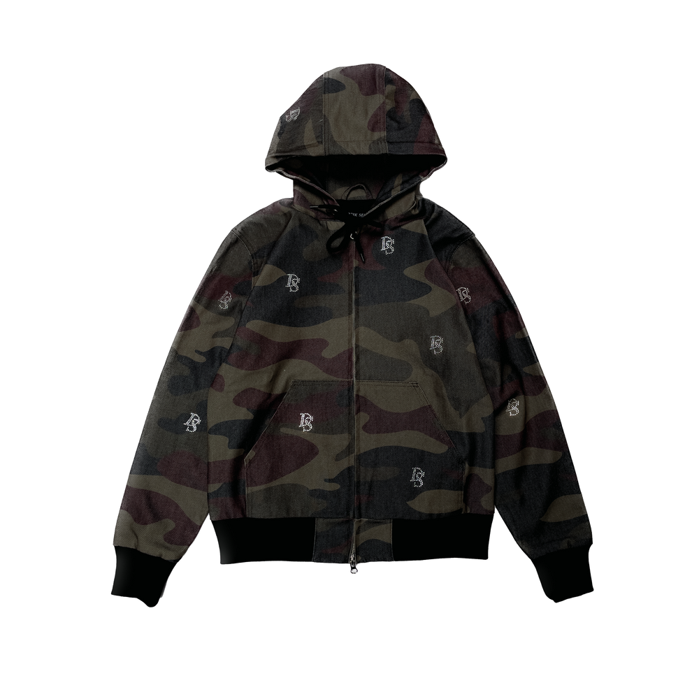 Vintage Camo Jacket ''Silver Diamonds''