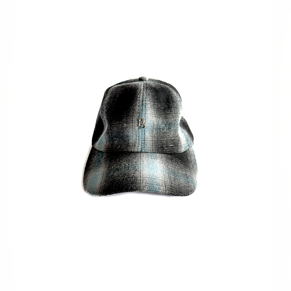 Checkered Cap ''Black & Blue''