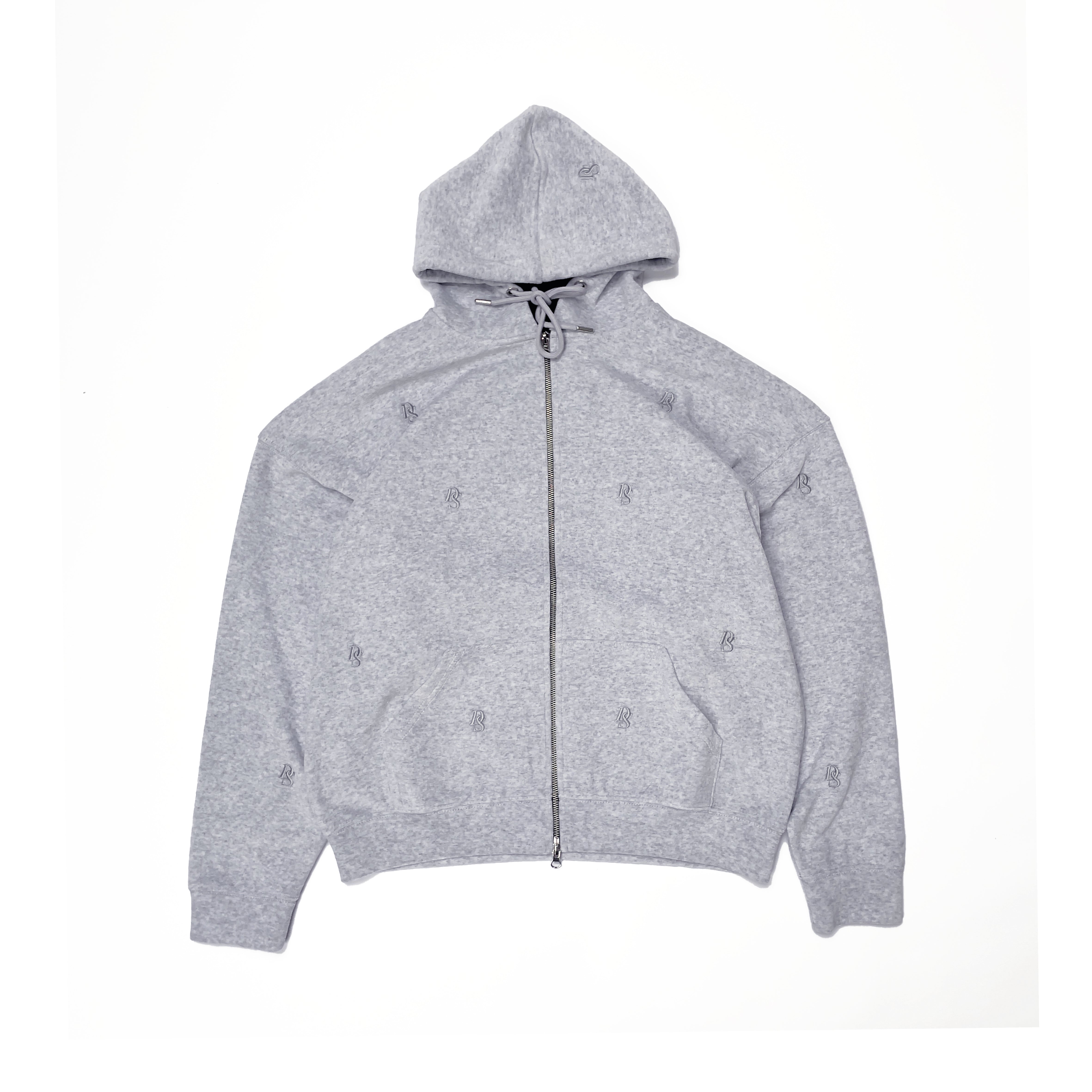 Grey velvet outlet hoodie