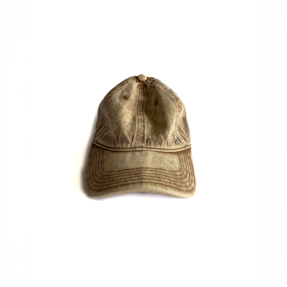 Washed ''Sand'' Jeans Cap