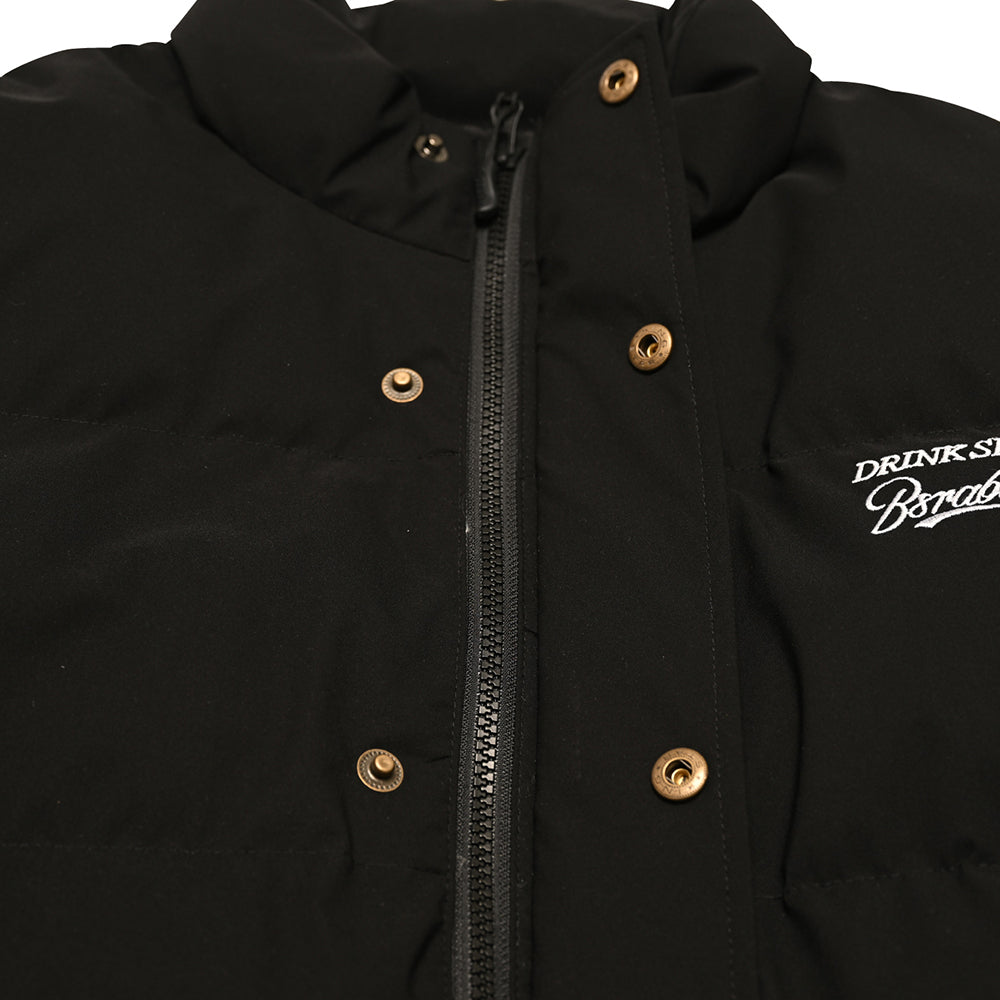 DS x BSRABBIT PUFFER GILLET BLACK