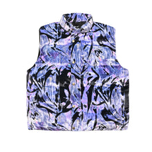 Load image into Gallery viewer, DS x BSRABBIT PUFFER GILLET VELVET MARBLE