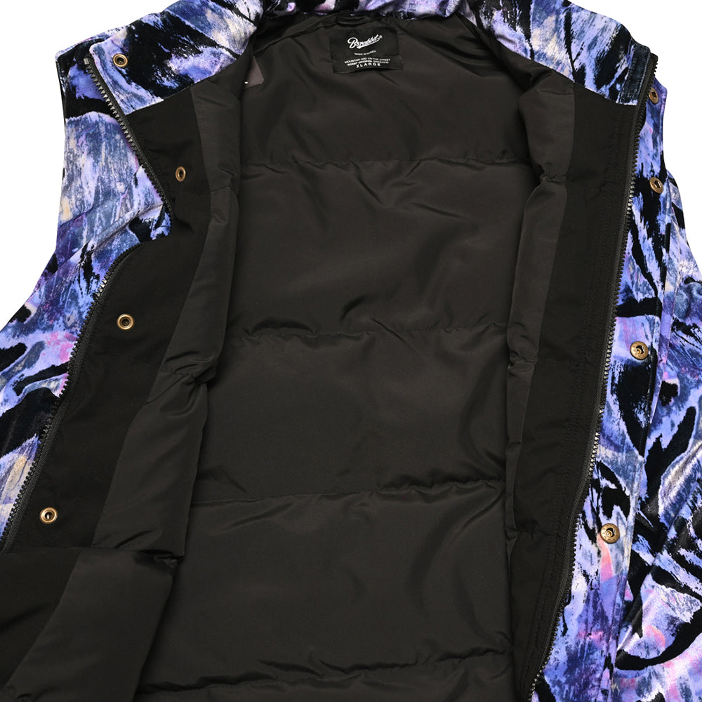 DS x BSRABBIT PUFFER GILLET VELVET MARBLE