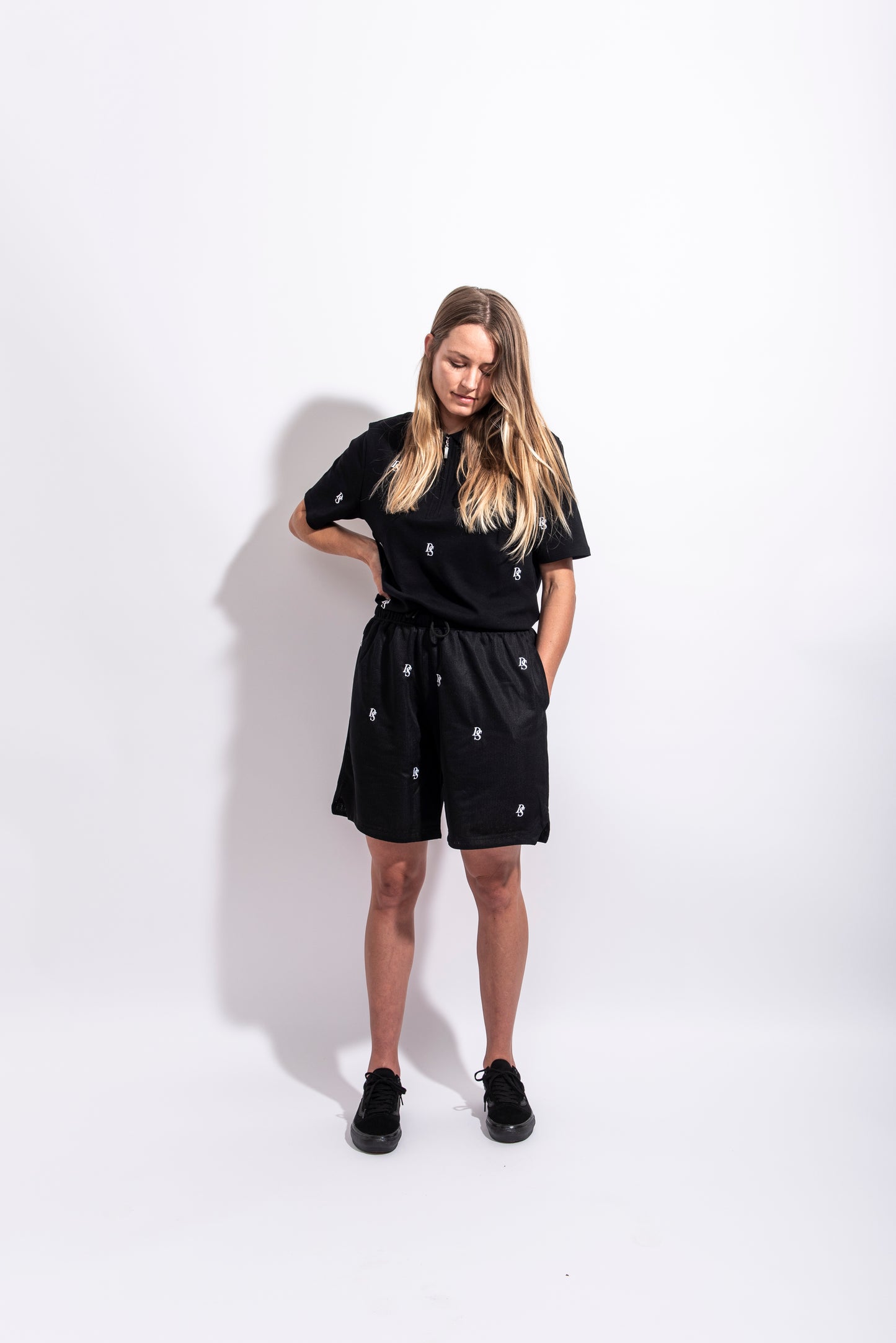 Black Shorts ''Overall DS embroideries''