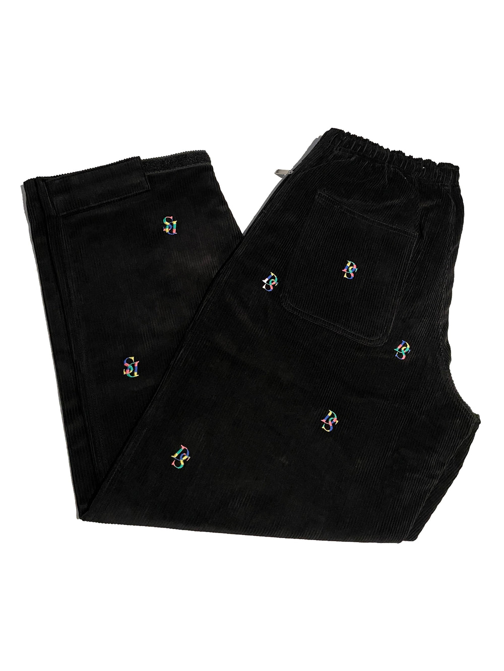 Black Cords '' Rainbows Overall DS Embroideries''