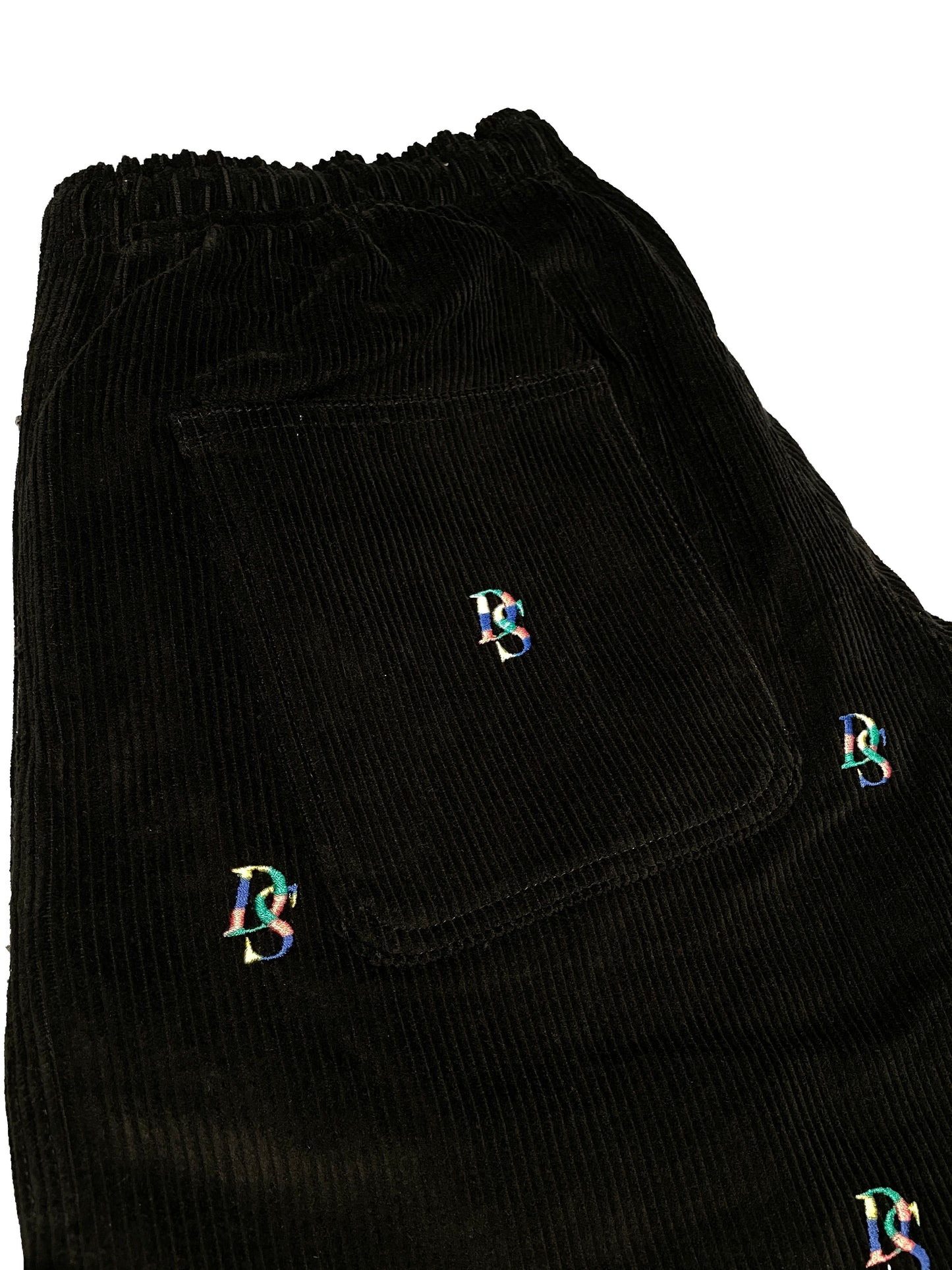 Black Cords '' Rainbows Overall DS Embroideries''