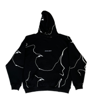 Load image into Gallery viewer, Black Hoodie x Kitatts